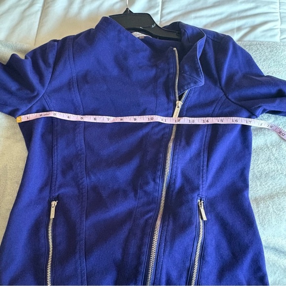 Calvin Klein Women's Violet Zip Up Blazer Jacket - Picture 6 of 8